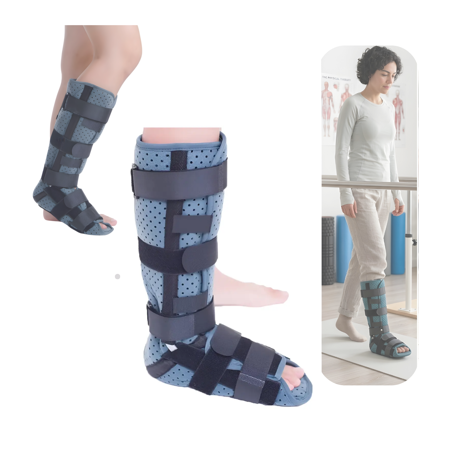 Bota Ortopédica Larga Ambidiestra Unisex